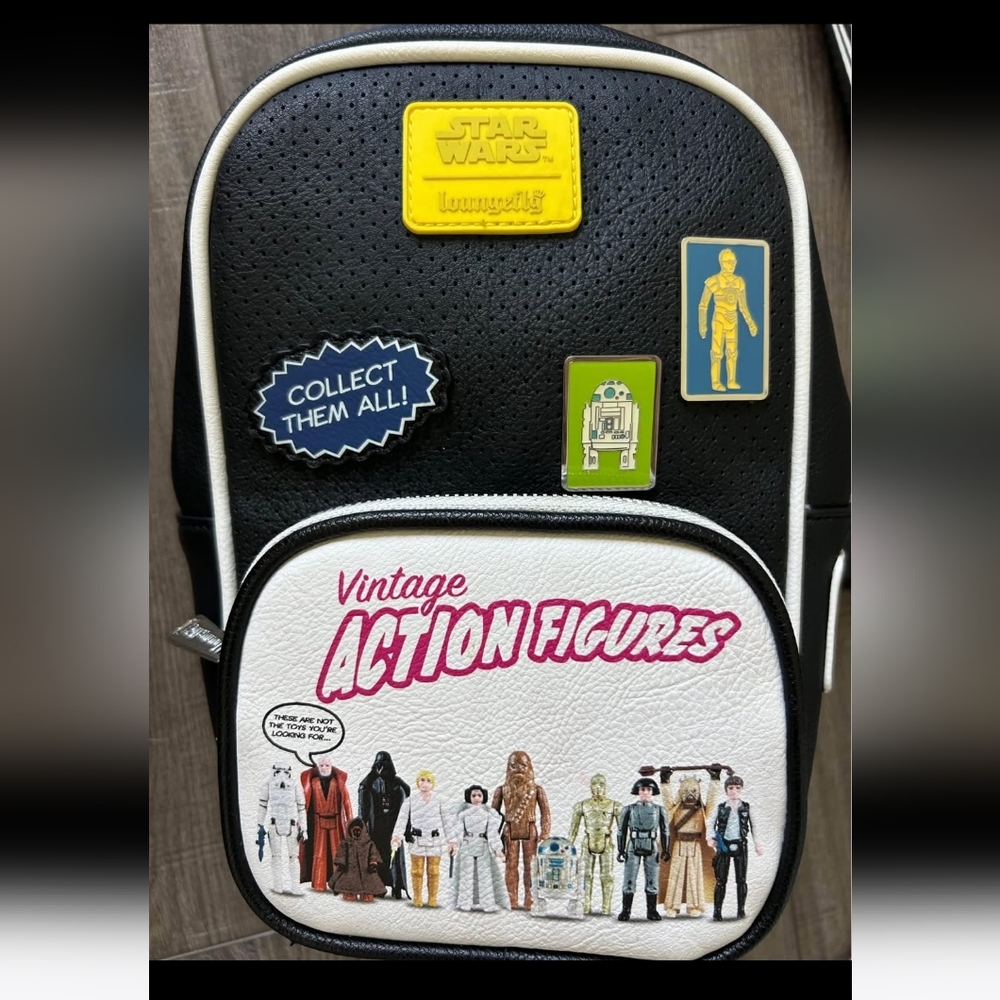 Star Wars Loungefly. Backpack. Bookbag. Jedi. 45th Anniversary. Limited Edition.